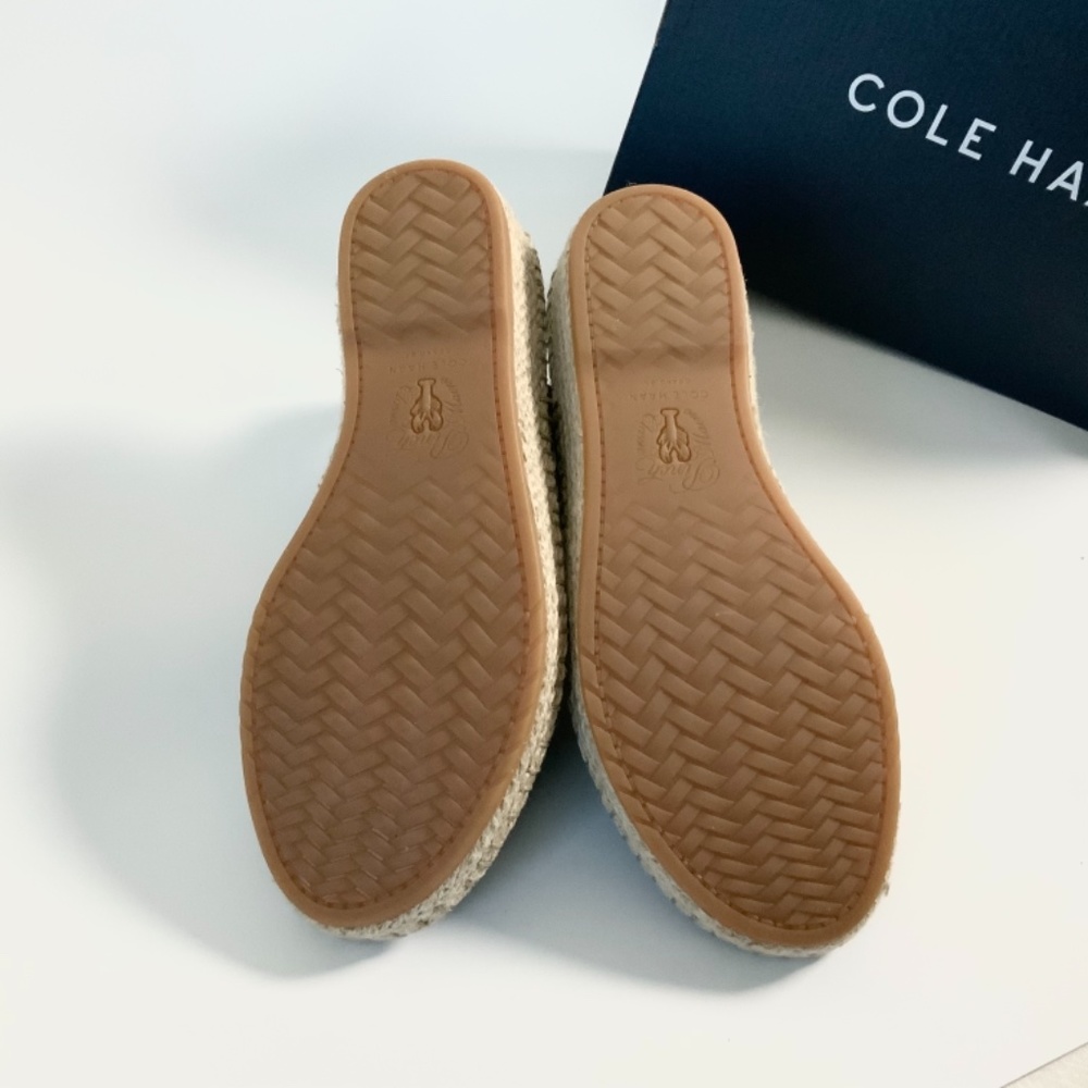 Cole Haan Cloudfeel Espadrille Red Sandals Flats - Picture 10 of 11